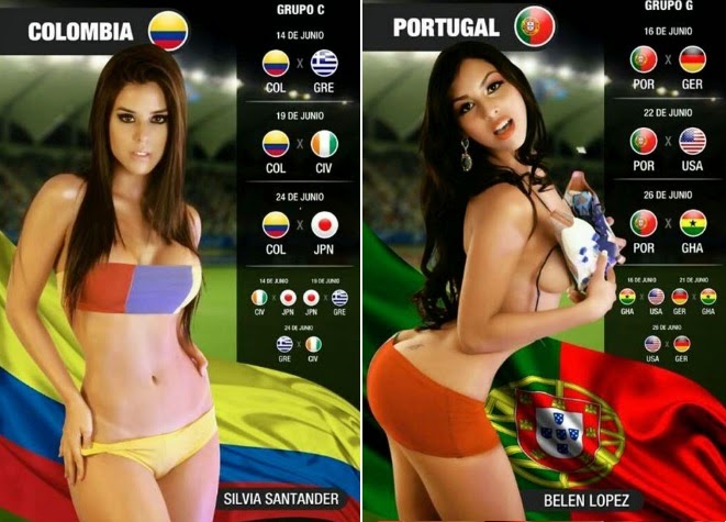 4 world cup hot girls