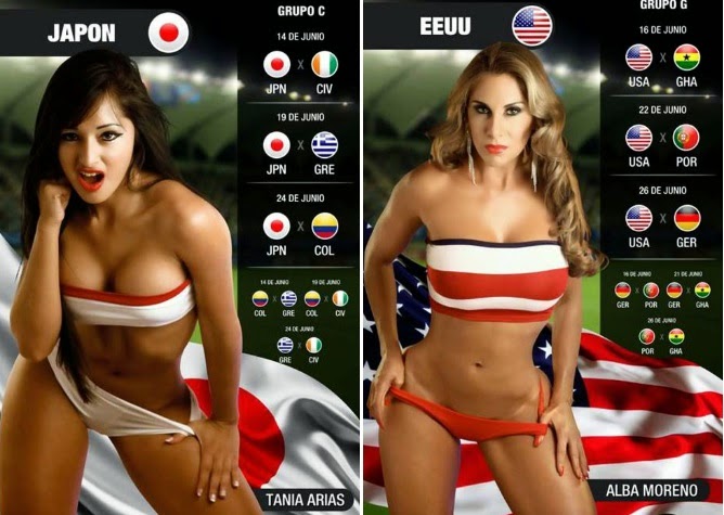 5 world cup hot girls