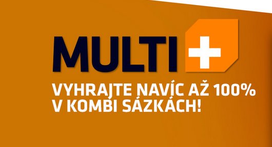 Získejte o 100% více v kombi sázkách!