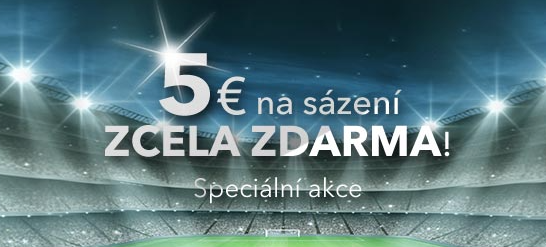 DOXXbet nabízí 5 Eur zdarma!