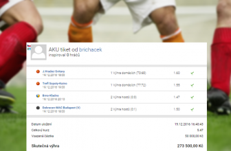 Sázkař oškubal Tipsport a naježil si k Vánocům 273 500,-