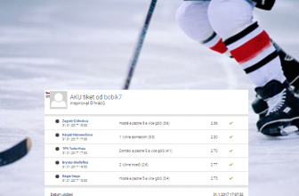 Sázkař oškubal Tipsport a vyvařil z 2 tisíc výhru 221 600,- Kč!