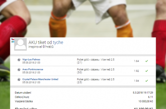Rozbor tiketu, který sliboval 61 tisíc. Padlo více než 2,5 gólu?