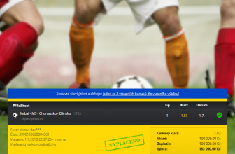 Rozbor tiketu: Sázkař vyhrál 183.000,- Kč tipem na postup Chorvatů. Co ho k tomu vedlo?