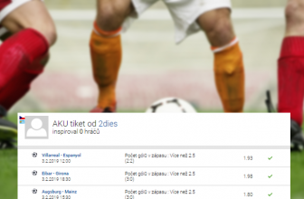 Analýza tiketu: Tipy na více než 2,5 gólu přinesly sázkaři 167.900,- Kč!