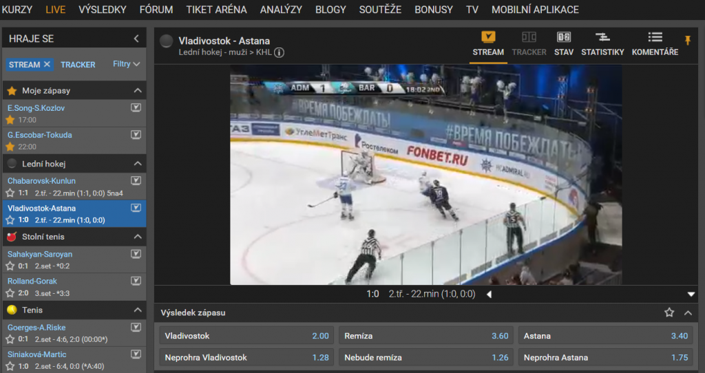 Tipsport jakožto hlavní sponzor nejvyšší české hokejové soutěže má na Extraligu ty nejkvalitnější streamy.