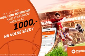 Vymrskej si u SYNOT TIP bonus 1000,-