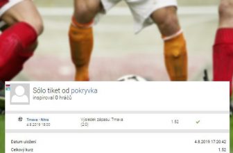 Rozbor tiketu: Sázkař vsadil na výhru Trnavy 77 tisíc. Proč? A kolik vyhrál?