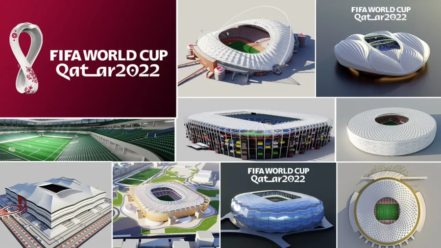 MS ve fotbale Katar stadiony