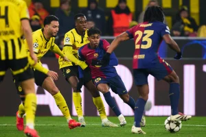 Barcelona a Borussia Dortmund v prvním čtvrtfinále Ligy mistrů v Katalánsku