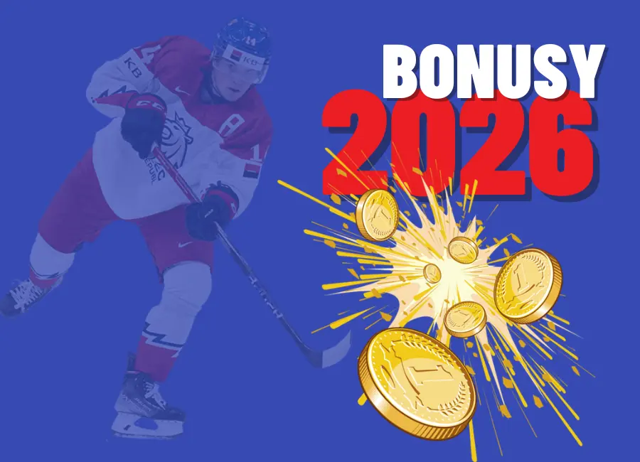 Bonusy a peníze zdarma k MS v hokeji 2026