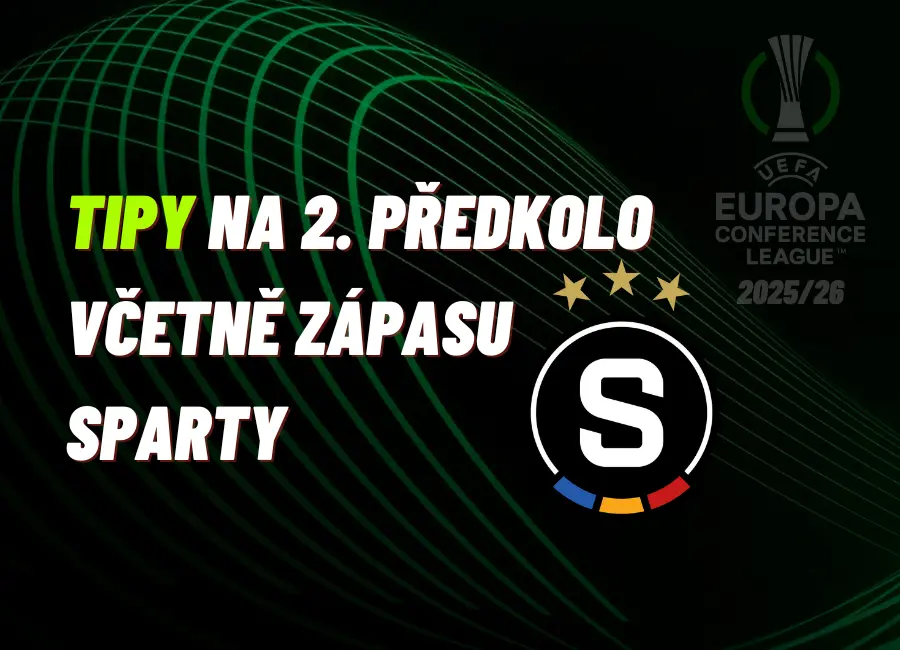 Sparta bije na poplach, potřebuje ve 2. předkole Konferenční ligy otočku! + další hodnotné TIPY