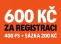 600 Kč zdarma za registraci u Betana