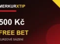 500 Kč Free Bet za první vklad