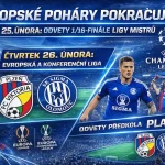 Odvety 1/16-finále evropských pohárů - Plzeň, Sigma a hodnotné tipy na Ligu mistrů