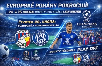 Odvety 1/16-finále evropských pohárů - Plzeň, Sigma a hodnotné tipy na Ligu mistrů