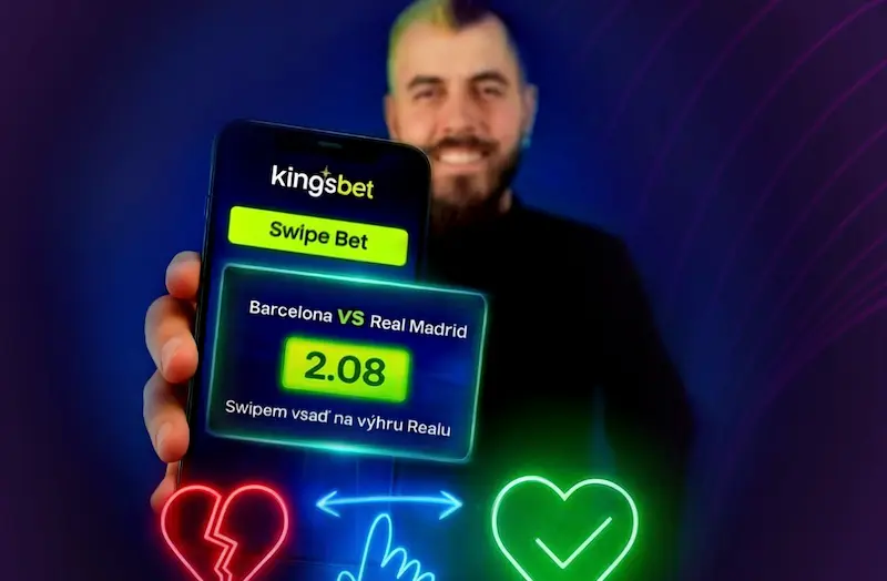 Kingsbet spouští Swipe Bet: Revoluční způsob sázení inspirovaný moderními technologiemi