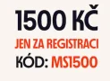 1 500 Kč sázka zdarma!