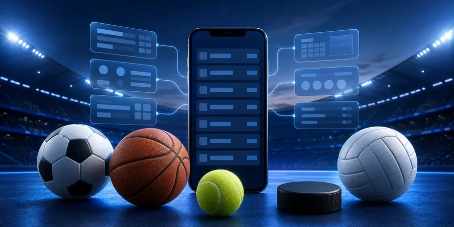 Sportovní míče a mobilní nabídka různých sázkových trhů