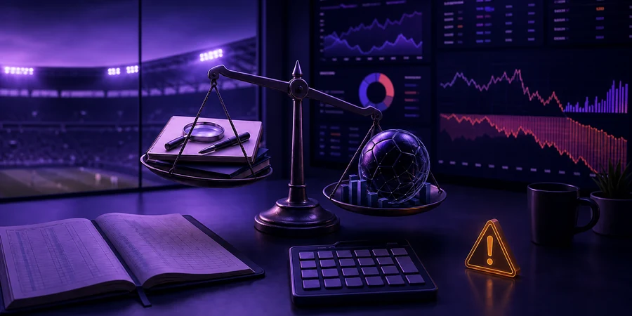 Analytický pracovní stůl s kolísajícími výsledky, váhou a varováním