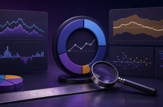 Analytické grafy růstu i poklesu používané k měření výsledků sázení