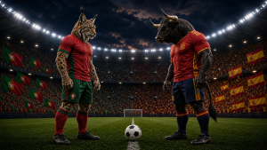 Portugalsko a Španělsko v třaskavém derby v osmifinále světového šampionátu