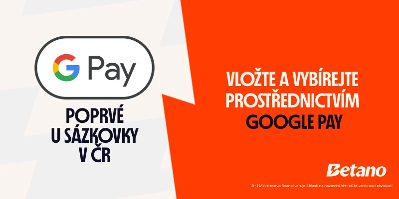 Betano podporuje vklady a výběry přes Google Pay