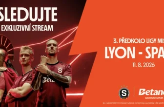 Lyon – Sparta 11. srpna 2026: exkluzivní stream na Betanu