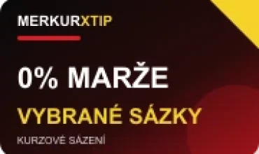 0% marže na vybrané sportovní sázky