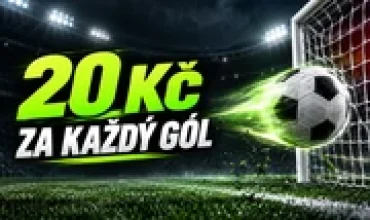 Freetiket 20 Kč za každý gól