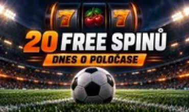 20 FREE spinů o poločase ve Wembley
