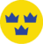 Logo týmu Švédsko